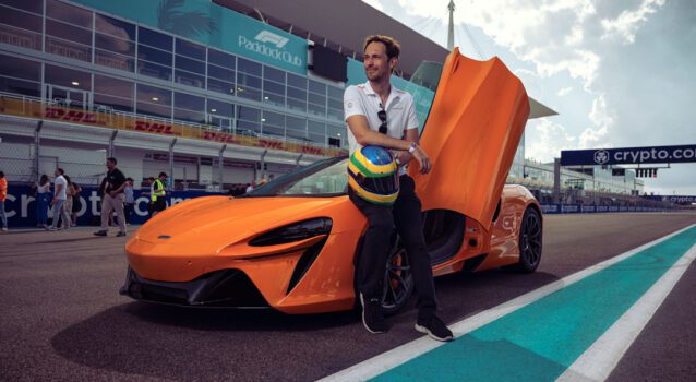 Bruno Senna Debuts The McLaren Artura In North America With Miami Hot Laps