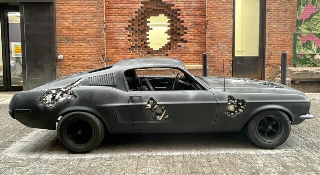 Daniel Arsham’s Crystal Eroded 1968 Ford Mustang On Display in The Motor City