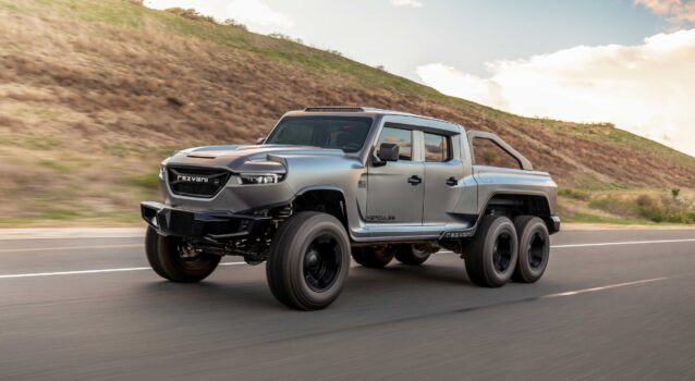 The Rezvani Hercules 6×6 Military Edition Is The Ultimate 6-Wheel Drive Luxury Truck