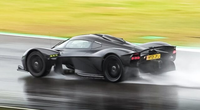 The Aston Martin Valkyrie Takes On A Rainy Track At Mugello