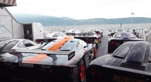 Watch Over $200 Million Worth of McLaren F1s Take a Ferry Together