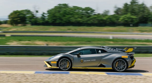 Rock Band Muse Takes The Lamborghini Huracan STO For A Spin On The Modena Circuit