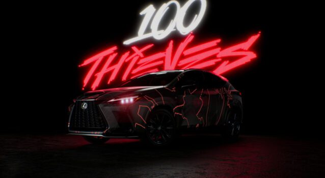 Lexus Honors 100 Thieves’ LCS Championship Win With A Custom New THIEVES NX SUV
