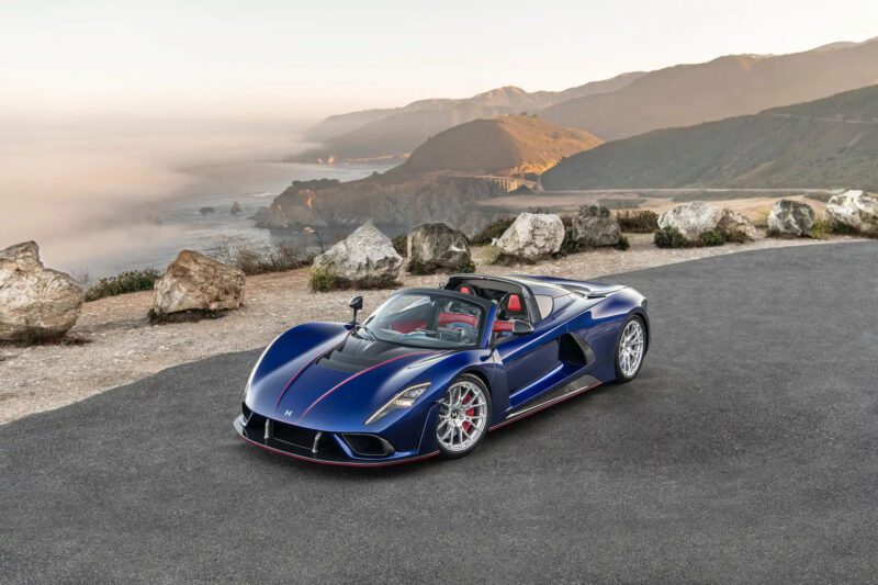 Hennessey Shows The New Venom F5 Roadster In Action In Big Sur, California