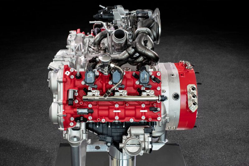 210027 car 296 GTB V6 Engine