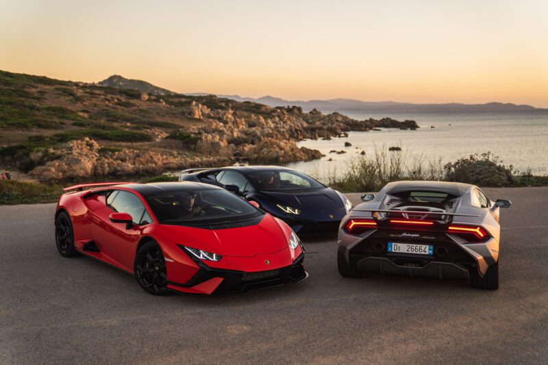 The New Lamborghini Huracan Tecnica And Huracan STO Show Off Their Performance On Sardinia