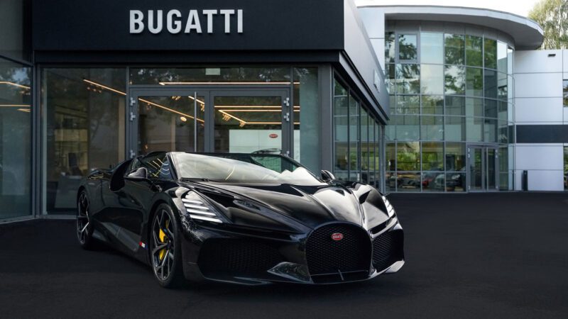 Bugatti’s New Hamburg Showroom Opens With The W16 Mistral