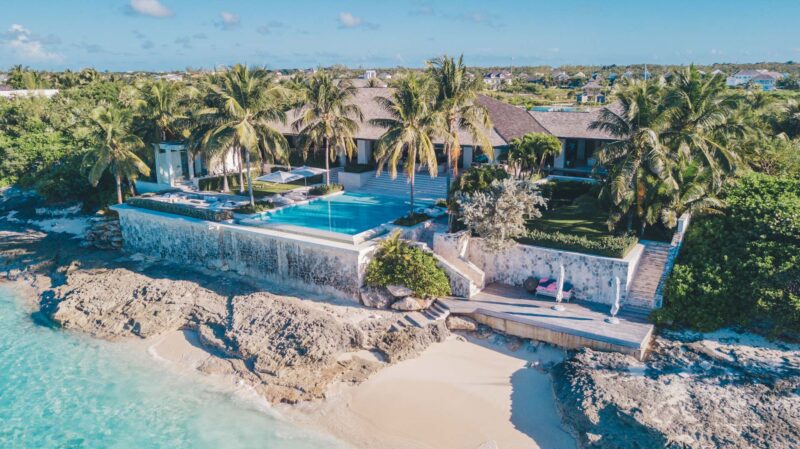Home Of The Day: A Private $35M Bahamas Beachfront Mansion In Nassau
