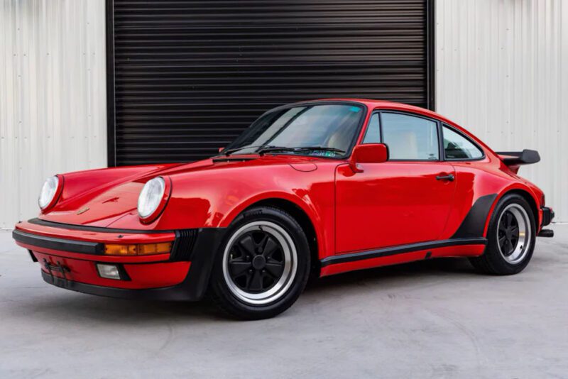 Time Capsule Guards Red 1987 Porsche 911 Turbo Listed for Sale