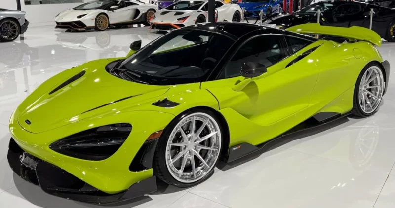 Lime Green 2021 McLaren 765LT Listed for Sale