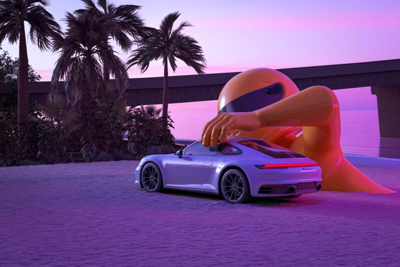 Porsche’s New ‘Dream Big.’ Art Exhibit In Miami Is Larger Than Life