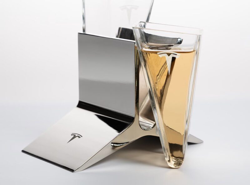 Tesla Releases A Limited-Edition Set Of Sipping Glasses For The Holiday Season