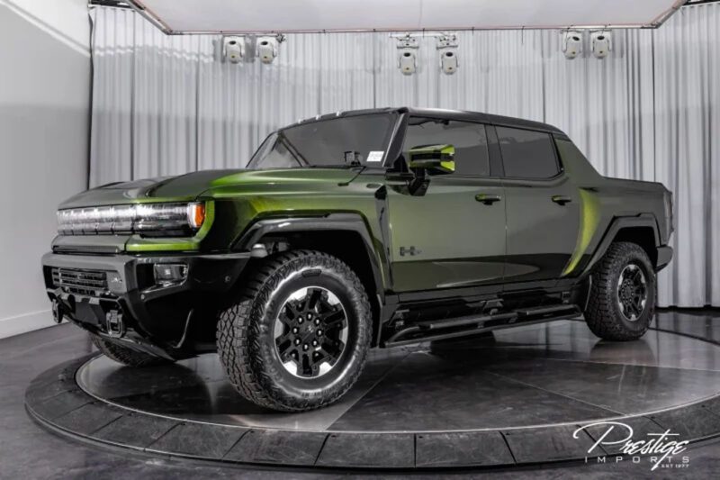 This Green GMC Hummer EV Edition 1 Is A Ludicrous Dream Electric Truck