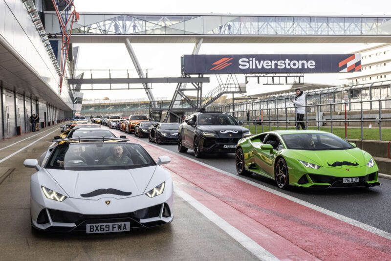Lamborghini Brings 200 Owners To Silverstone In Support Of Movember