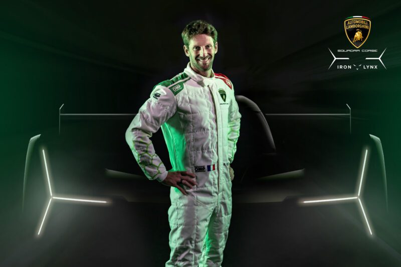 Lamborghini Announces Romain Grosjean As The Official Factory Driver For The Iron Lynx Team