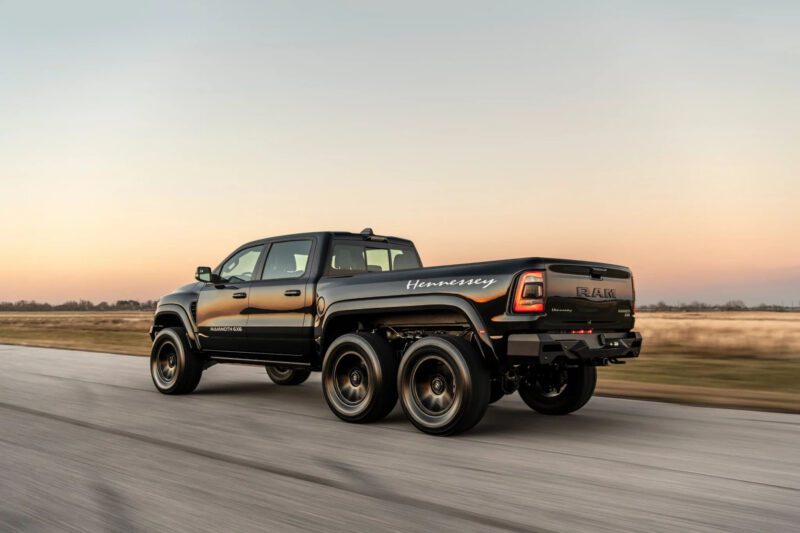 Hennessey Shows Off An Incredible 3-Example, 1,200-HP MAMMOTH 6×6 RAM TRX