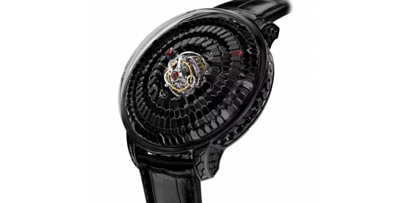 Jacob & Co. Sets Its New Mystery Tourbillon With 592 Black Spinel Gems