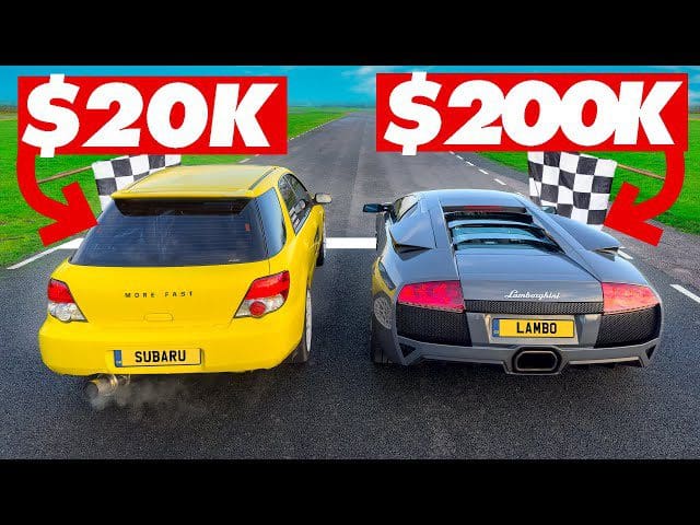 Will This $20K Modified Subaru Beat A $200K Lamborghini Murcielago"